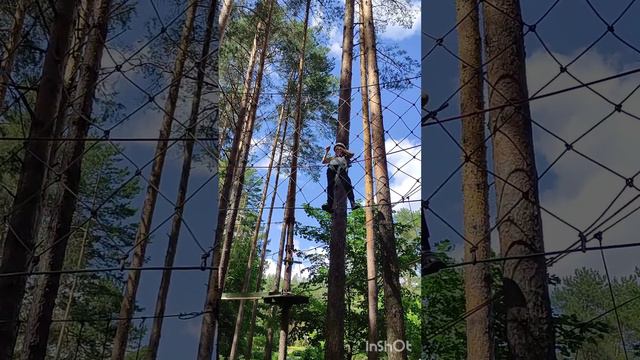 Верёвочный парк Демидково #ПолезноеВидео #когдаскучно #НЕЧЕМЗАНЯТЬСЯ #безгаджетов #shorts