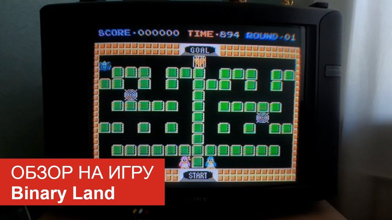 Обзор на игру Binary Land (Денди)