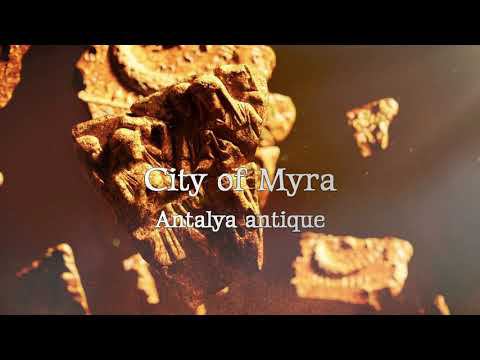 DJI Mini 3 PRO & GoPro Hero 10. 4K video. Ancient city of Myra. Antalya, Turkey.