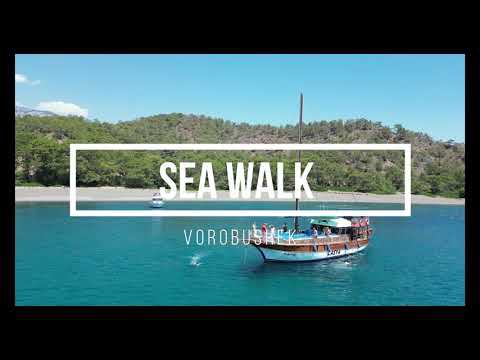 DJI Mini 3 PRO. 4K video. Sea walk, Kemer/Antalya, Turkiye.