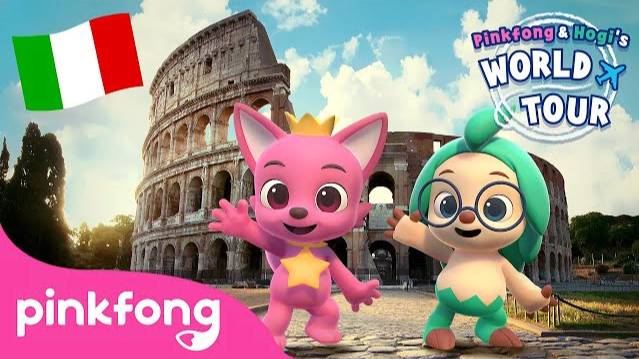 Let's go to Italy with Hogi and Pinkfong! | 🌎 World Tour | Animation & Cartoon | Pinkfong & Hogi