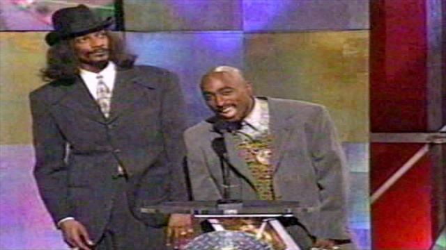 2Pac & Snoop om  WMA 1996 Anouncing