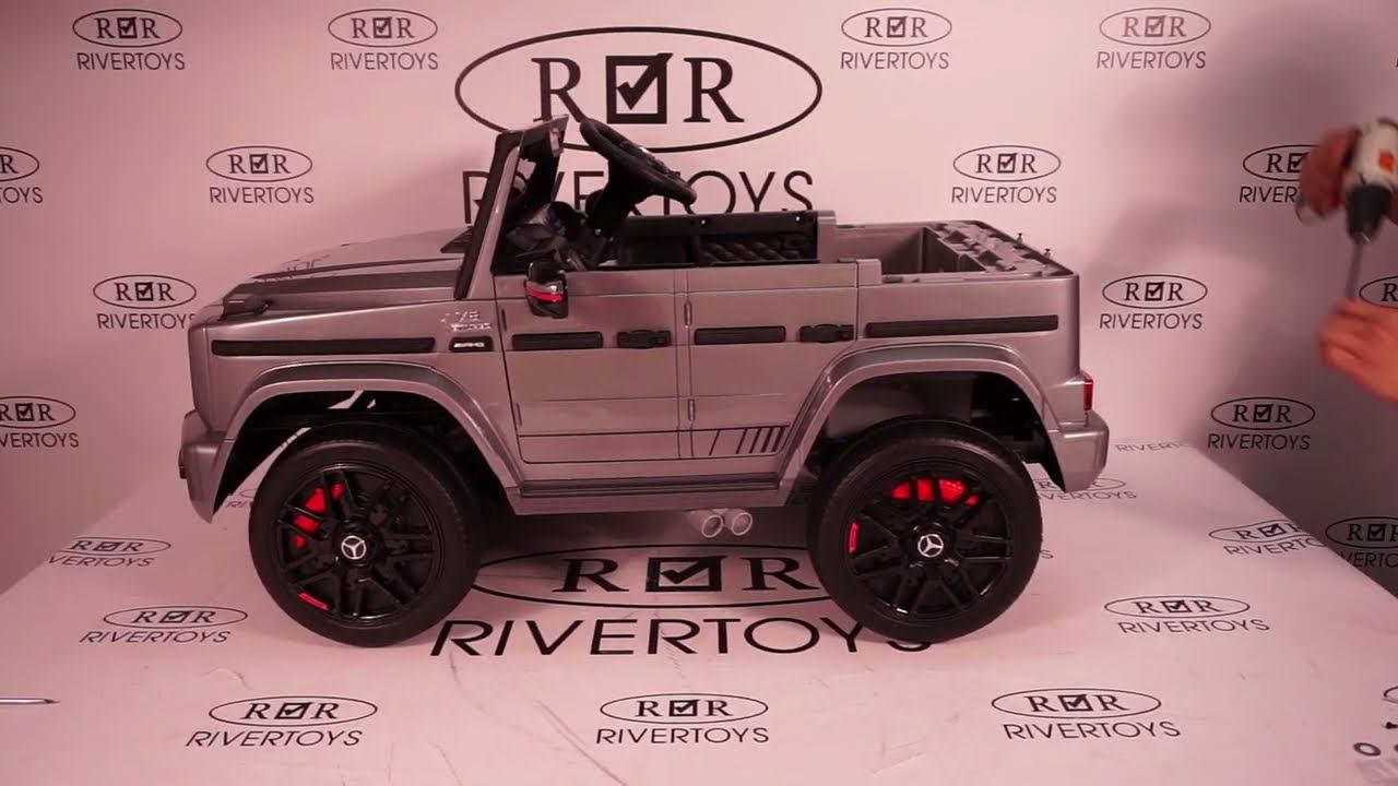 Детский электромобиль RiverToys Mercedes-Benz G63 (K999KK) - сборка