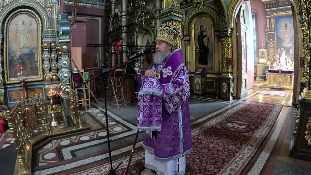 Проповедь епископа Максима в праздник Воздвижения Креста Господня