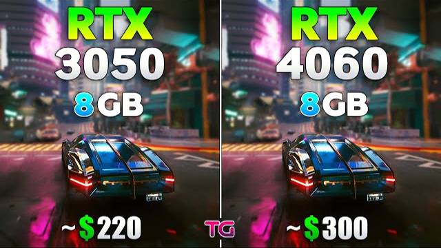 RTX 3050 vs RTX 4060 - Test in 10 Games