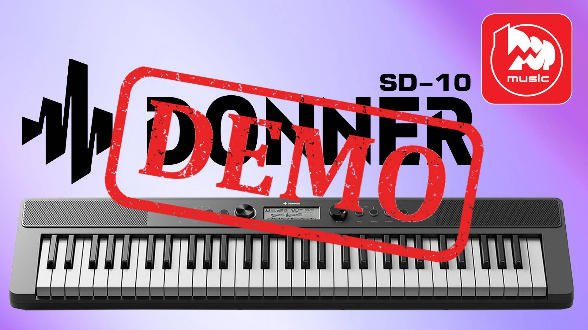 Цифровое пианино Donner SD-10 - демонстрация звучания