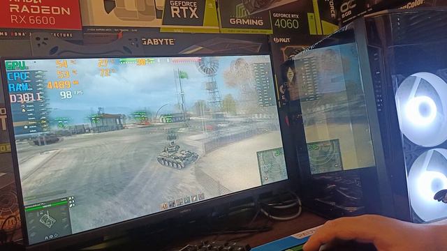 test game gts450 phenom II x4 955