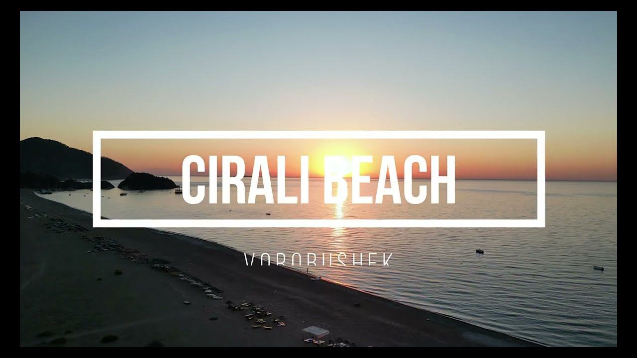 DJI Mini 3 PRO. 4K video. Cirali beach, Antalya, Turkiye.