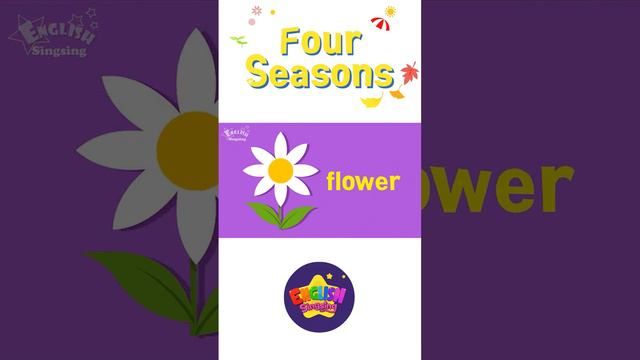 Kids vocabulary - Four Seasons - 4 seasons in a year