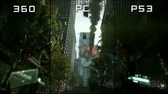 Crysis 2  PS3 vs Xbox 360 vs PC   Console Comparison Montage