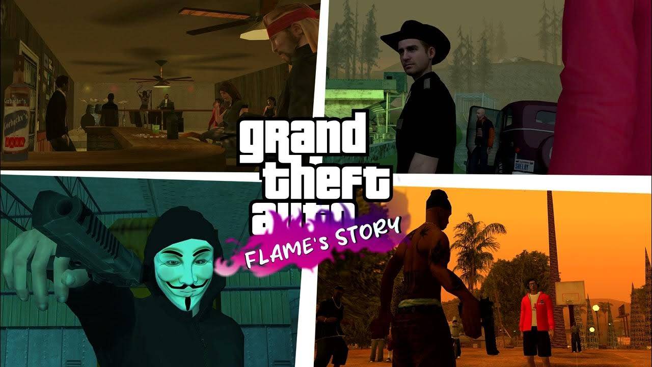 Grand Theft Auto San Andreas Flame Story 1.3 ПРОХОЖДЕНИЯ  ШЕЛБИ ТЫ ЗА