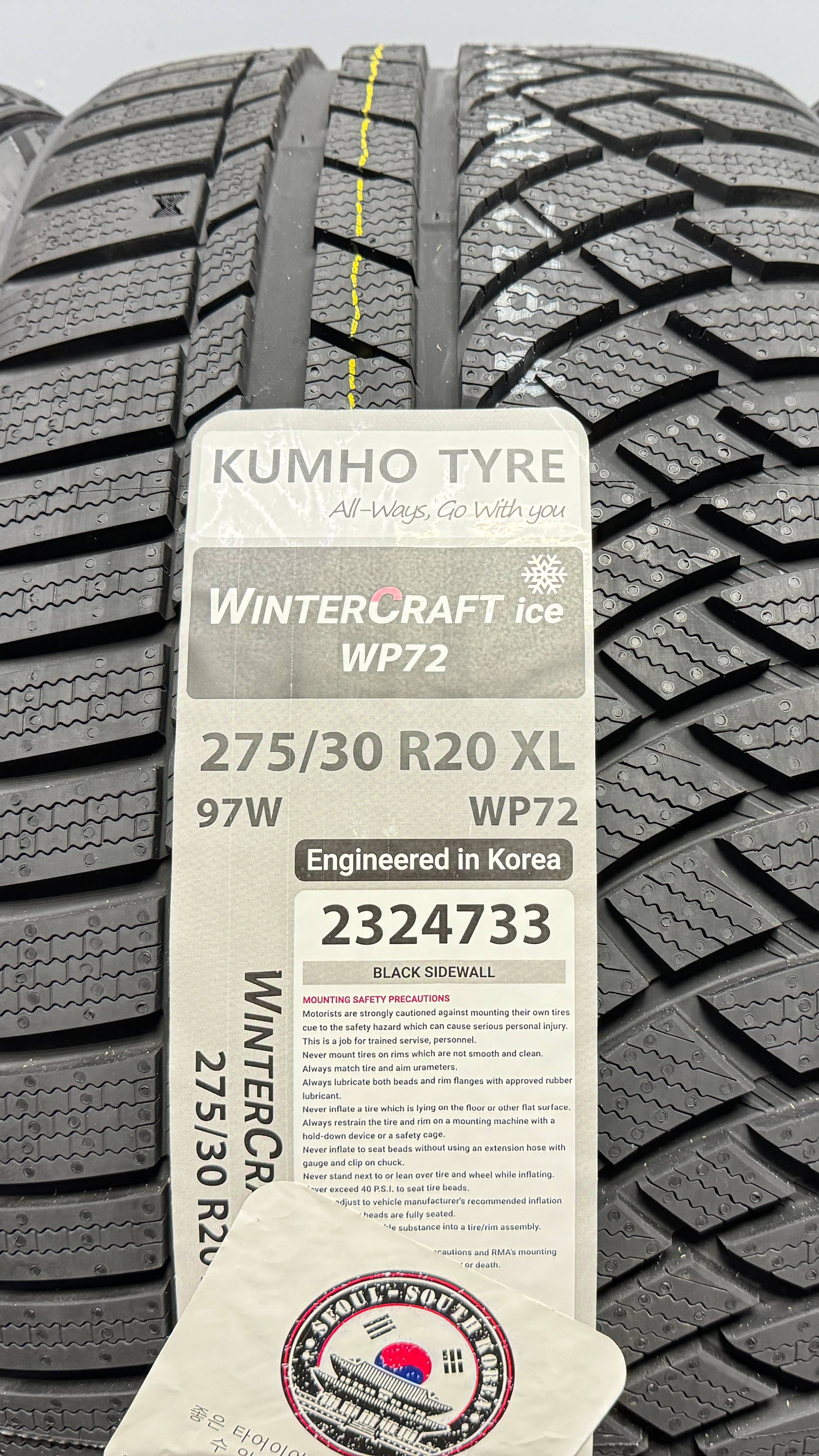 KUMHO WINTERCRAFT WP72 275/30 R20 97W