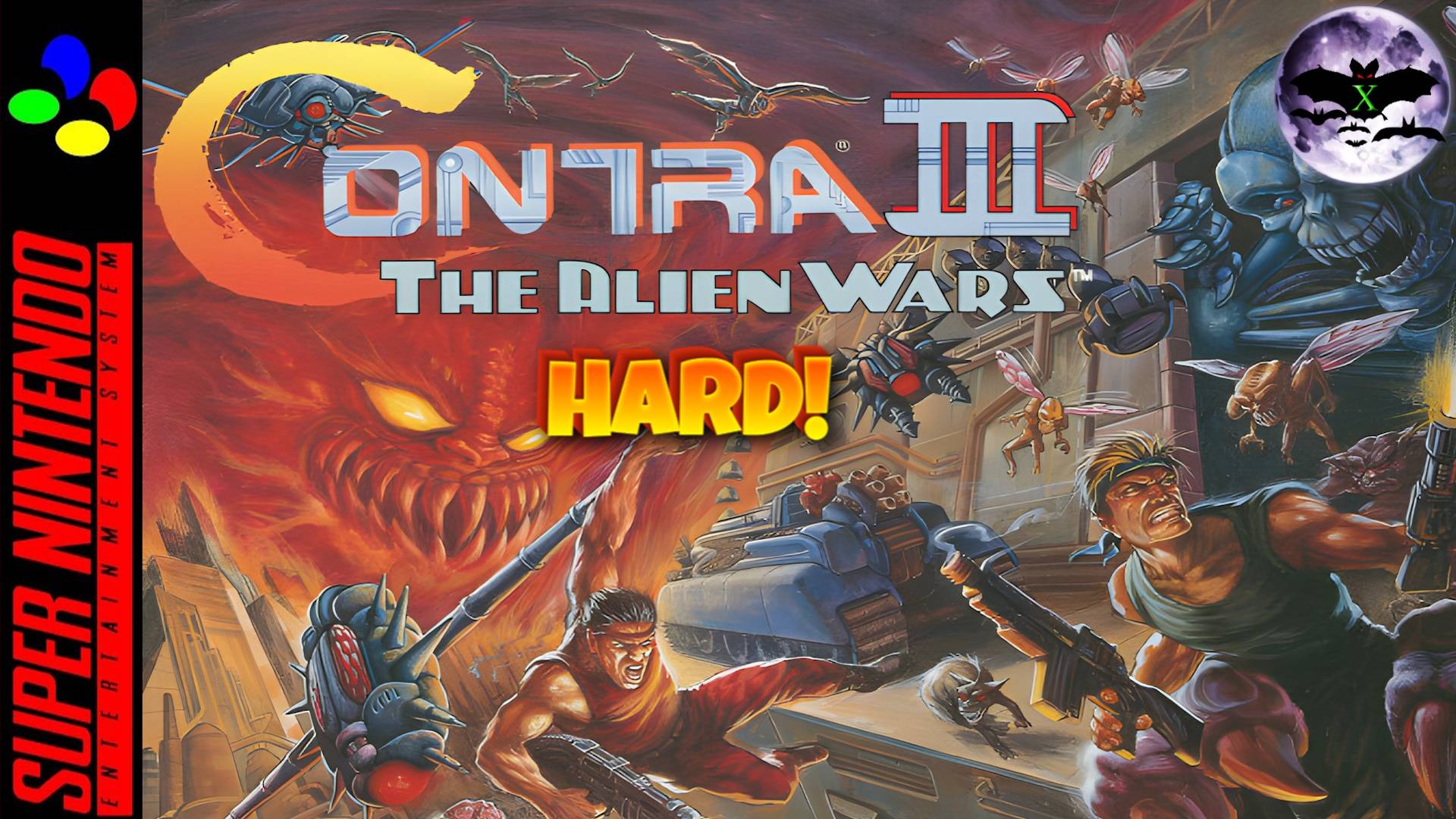 Contra III: The Alien Wars прохождение соло [ Hard ] | Игра (SNES, 16 bit) Стрим