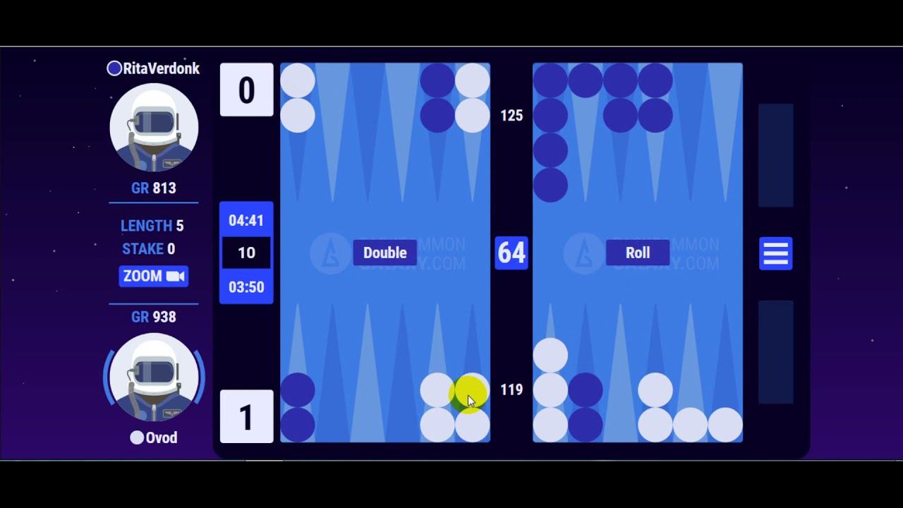 Backgammon (Короткие нарды) - #2 Победа цейтнотом.. #игры