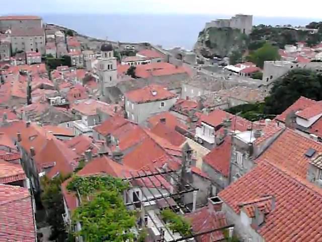 Dubrovnik from city wall.