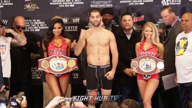 ONE LAST TIME! MIGUEL COTTO VS SADAM ALI FULL WEIGH IN & FACE OFF VIDEO