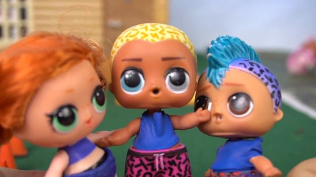 Barbie LOL Doll Last Day of Summer Camp - Baby Goldie  Punk Boi