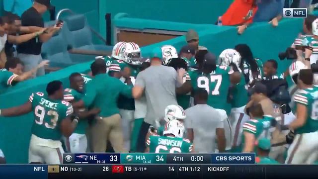 Dolphins vs Patriots Last Play Lateral Miracle in Miami Better with Titanic Music