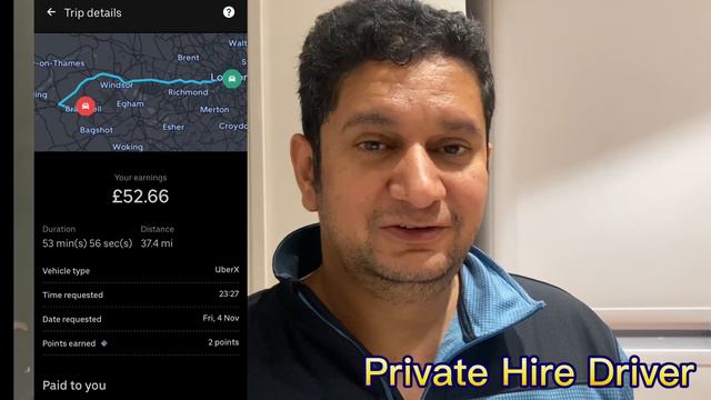 Uber Private Hire Driver Last week earnings + Friday Day And Night Shift Details, I Was To New Area