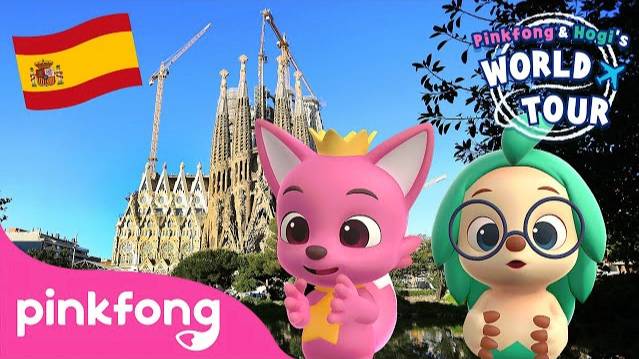 Pinkfong and Hogi visit Spain!  | 🌎 World Tour Series | Animation & Cartoon | Pinkfong & Hogi