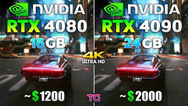 RTX 4080 vs RTX 4090 -  How Big is the Difference in New Games