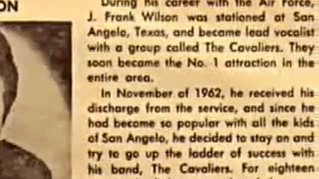 Last Kiss by J.Frank Wilson and The Cavaliers 1964