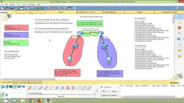 Configure IPv6 Directly Attached Static Route | CISCO Certification