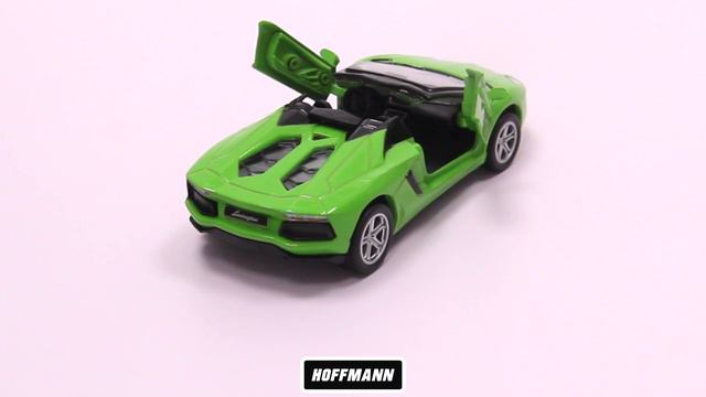 58026 Машинки HOFFMANN Ламборджини 1:43 Lamborghini Aventador LP700-4 Roadster металлическая