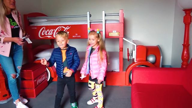 Family TRIP to Amusement Park and Coca Cola ROOM TOUR