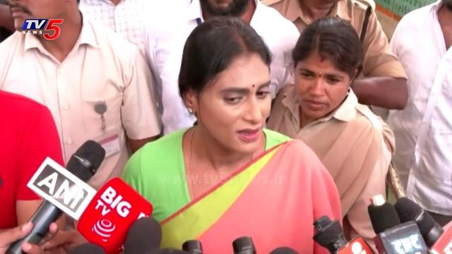 AP ELECTIONS 2024 - Kadapa : YS Sharmila After Casting her vote Fired on YSRCP Atrocities | TV5 New