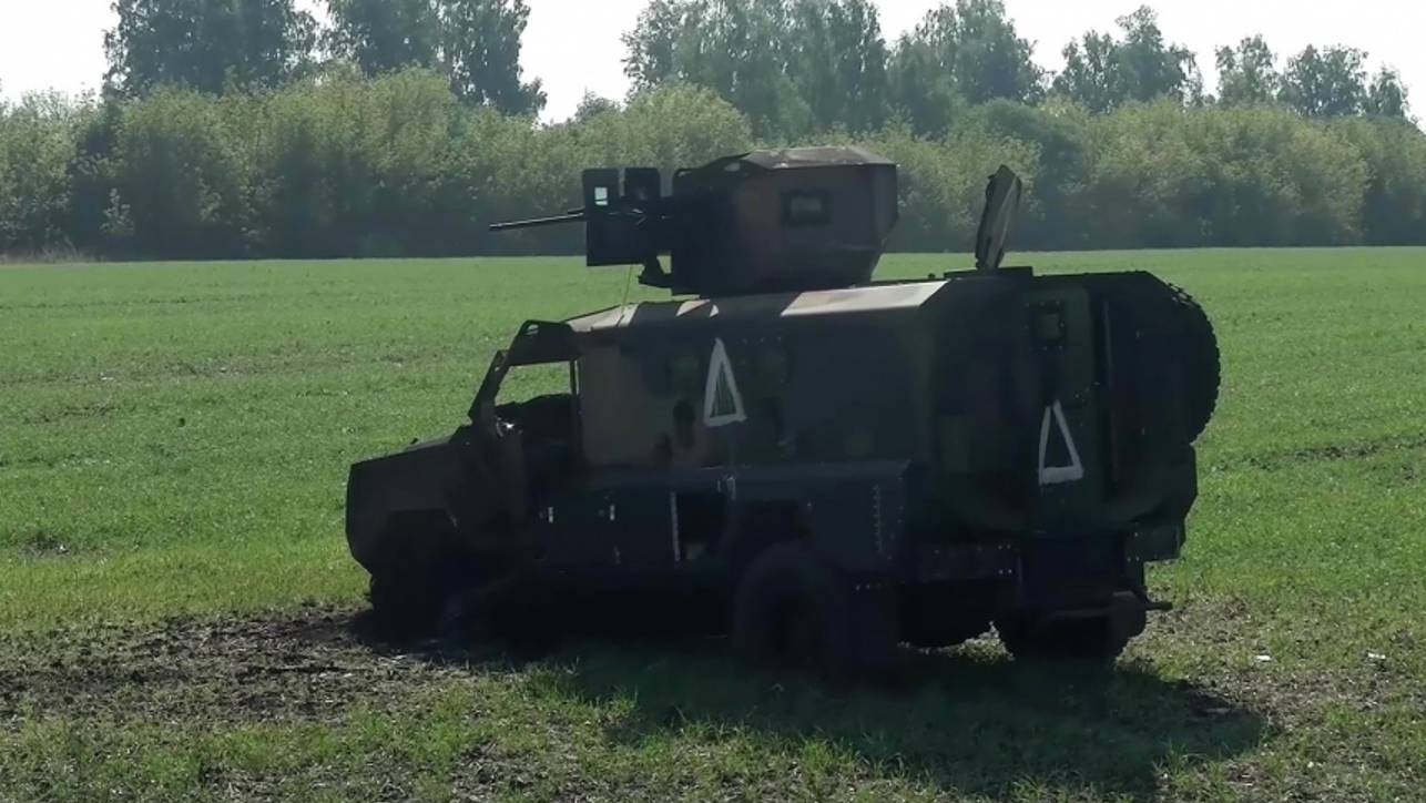 В Глушковском районе Курской области уничтожена техника ВСУ