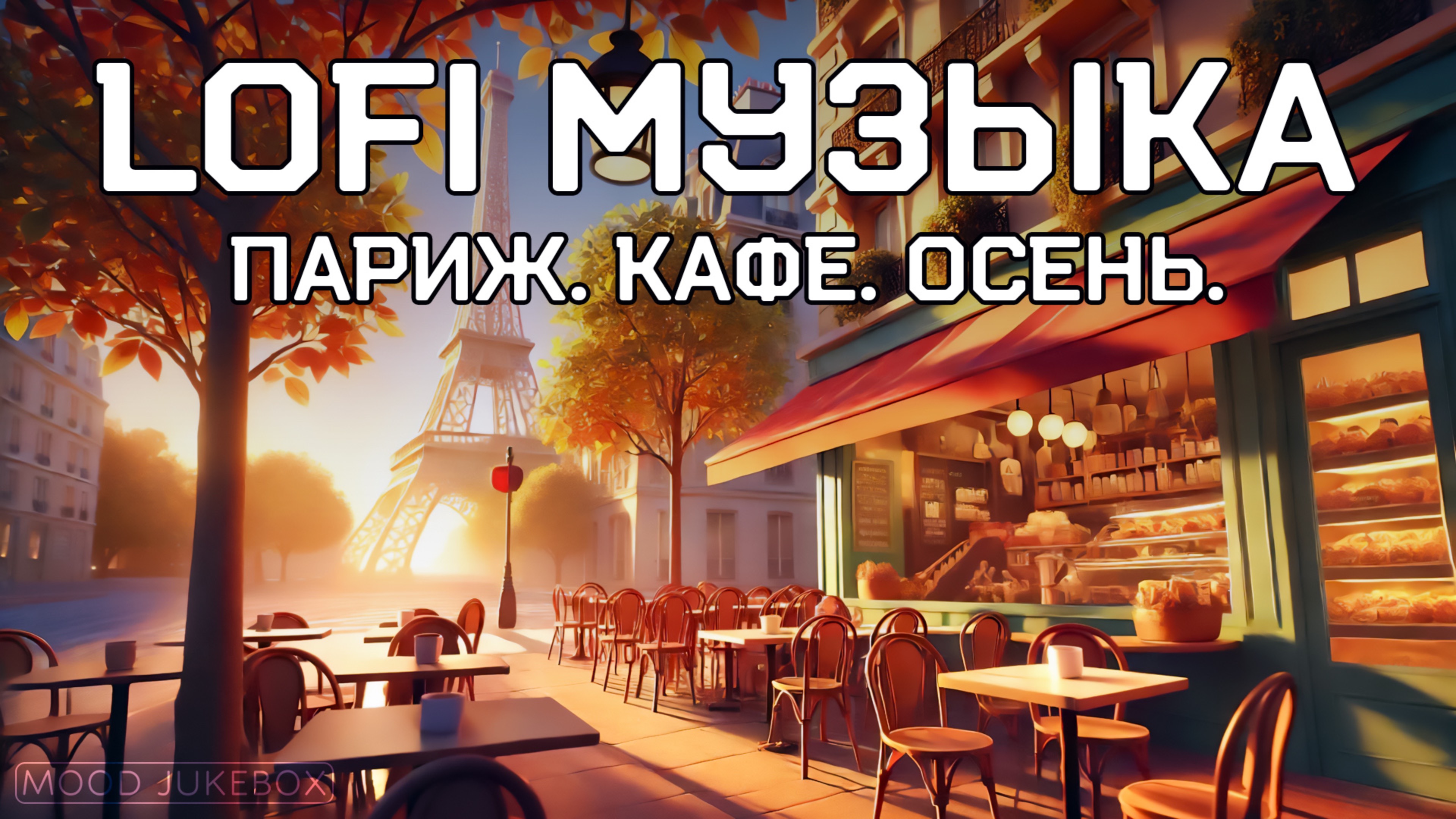 LOFI Музыка для отдыха, работы и учебы. Париж. Кафе. Осень 🗼☕🍁