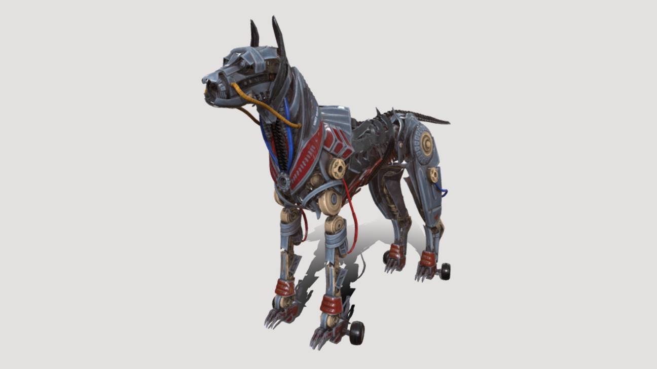 Robot dog в 3D от local.yany