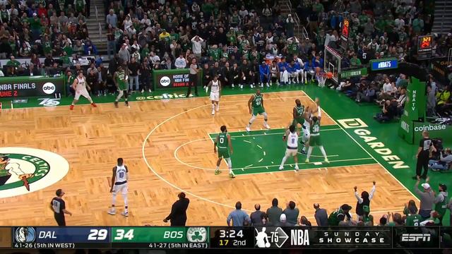 Jaylen Brown Skies For Emphatic Slam, Daps Up KG 😤