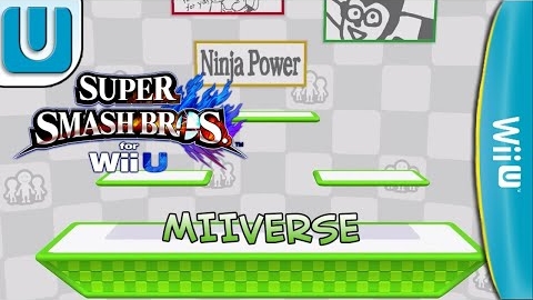 Longplay of Super Smash Bros for Wii U - Miiverse (DLC)