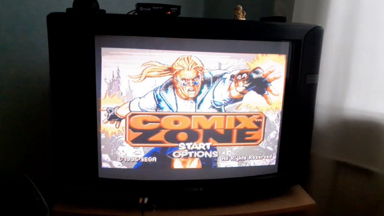 Краткий обзор на игру Comix Zone (SEGA). Переносимся в комикс и спасаем мир от инопланетян