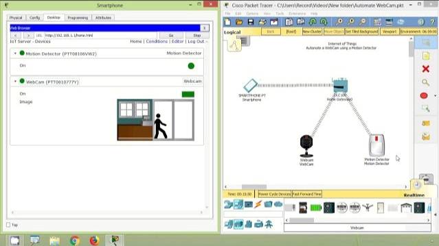 Internet of Things - Automate a Web Camera using Motion Detector