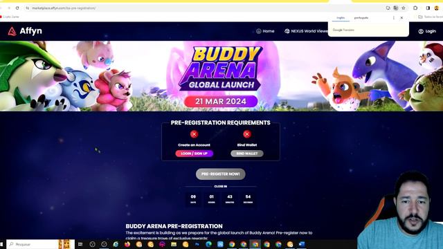 GANHE $20 NOVO GAME NFT PLAY TO EARN - BUDDY ARENA NFT