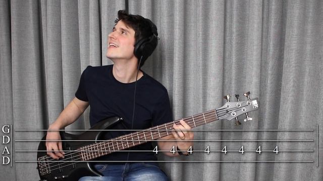 Black Veil Brides - In The End (Bass Cover With Tab)