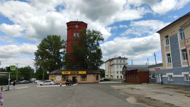 Железнодорожный вокзал Кунгура. Пермский край.