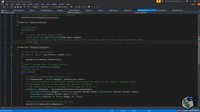 6. Усиление игрока Создание бонусов (3. Создание бонуса часть 2)