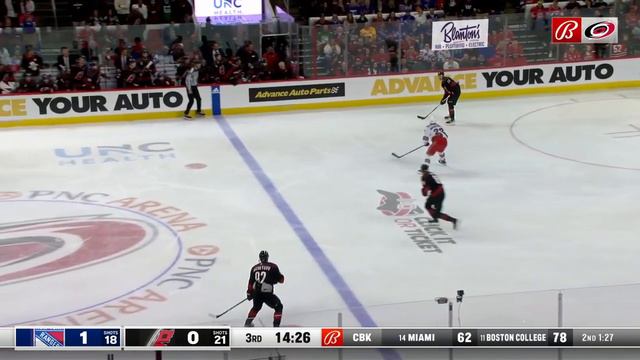 Pyotr Kochetkov and Igor Shesterkin exchange some huge saves in the same shift (12 mar 2024)