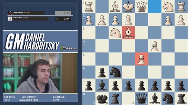 King's Indian + Bowdler Attack | Develop Your Instincts | GM Naroditsky's DYI Speedrun