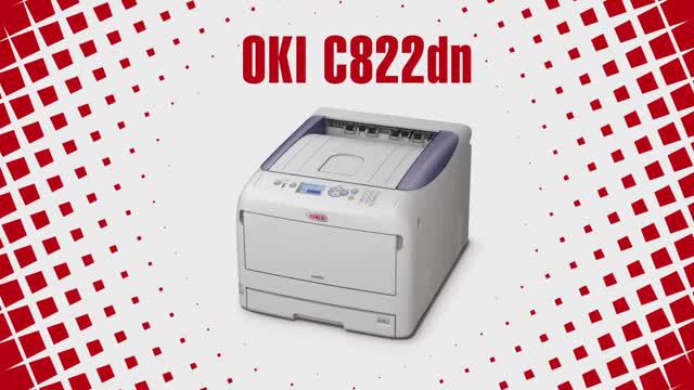 Обзор цветного принтера OKI C822