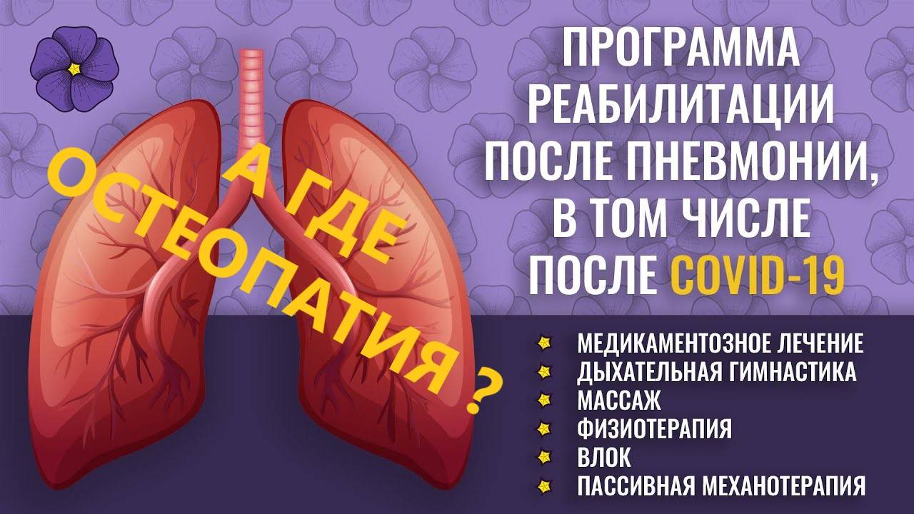 Остеопатия после пневмоний (в.т.ч. ковид), бронхитов. Работа с плеврой, легкими и средостеньем.