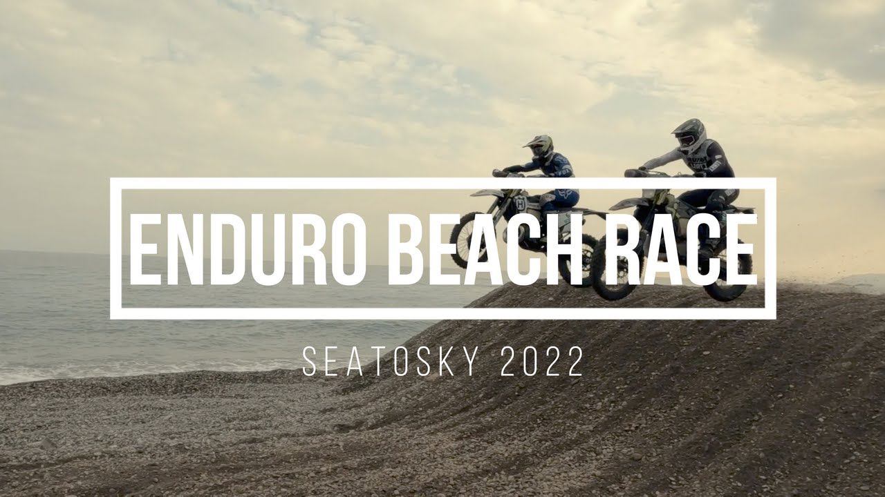 DJI Mini 3 PRO & GoPro Hero 10. 4K video. Enduro beach race. SeaToSky 2022. Kemer, Antalya, Turkey.