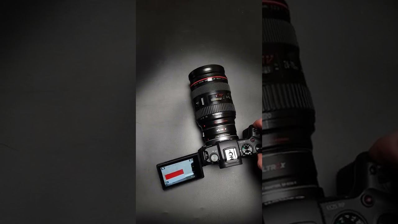 Работа Canon RP через адаптер Viltrox с объективом Canon 24-70 f 2.8 USM