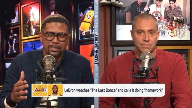 LeBron watched 'The Last Dance' and called it doing 'homework' | Jalen & Jacoby