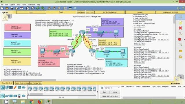 How to Configure OSPF Routing in Cisco Packet Tracer