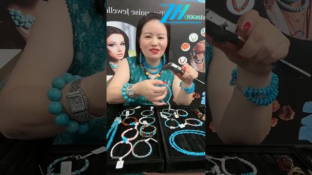 GN-20240927-07 Handmade pearl bracelets Natural turquoise jewelry suitable with anniversary gifts